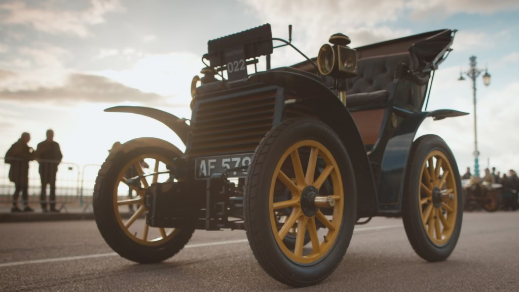 De Fiat 3 1/2 HP (1899-1900) tijdens de 2019 Bonhams Veteran Car Run