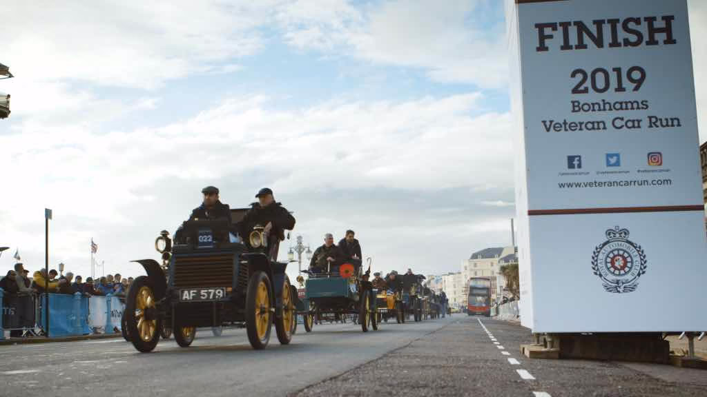 De Fiat 3 1/2 HP (1899-1900) tijdens de 2019 Bonhams Veteran Car Run