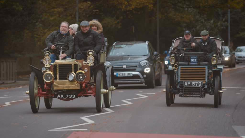 De Fiat 3 1/2 HP (1899-1900) tijdens de 2019 Bonhams Veteran Car Run